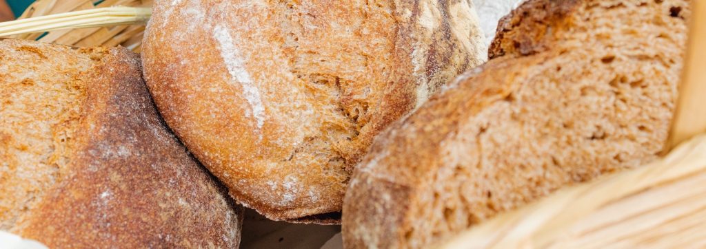 Crusty loaves of bread, baked on American Pan pans